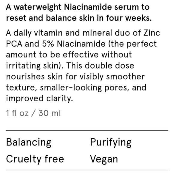 Nib Glossier Super Pure Niacinamide + zinc serum - Picture 2 of 3